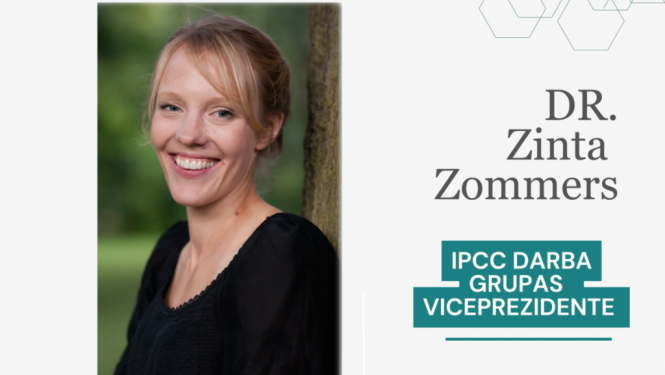 Dr.Zinta Zommers- IPCC Darba grupas viceprezidetes portrets