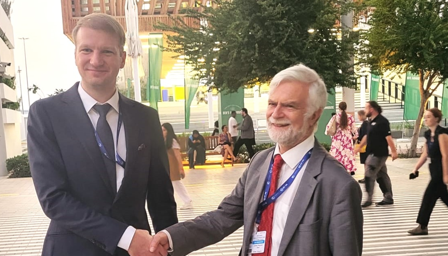 Ministrs Kaspars Melnis tiekas ar Klimata pārmaiņu starpvaldību paneļa (IPCC) priekšsēdētāju Džimu Ski